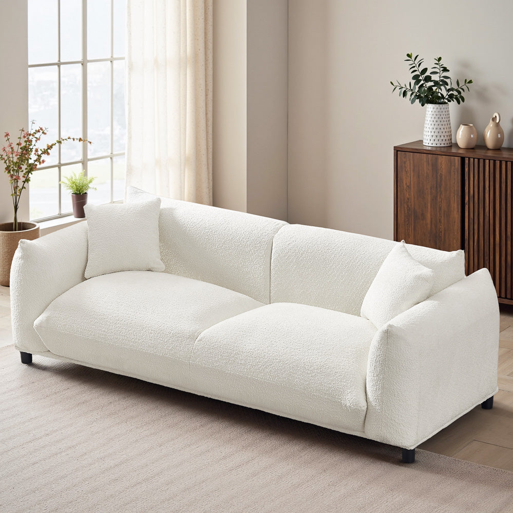 Mansfield Luxury Cream Boucle Sofa
