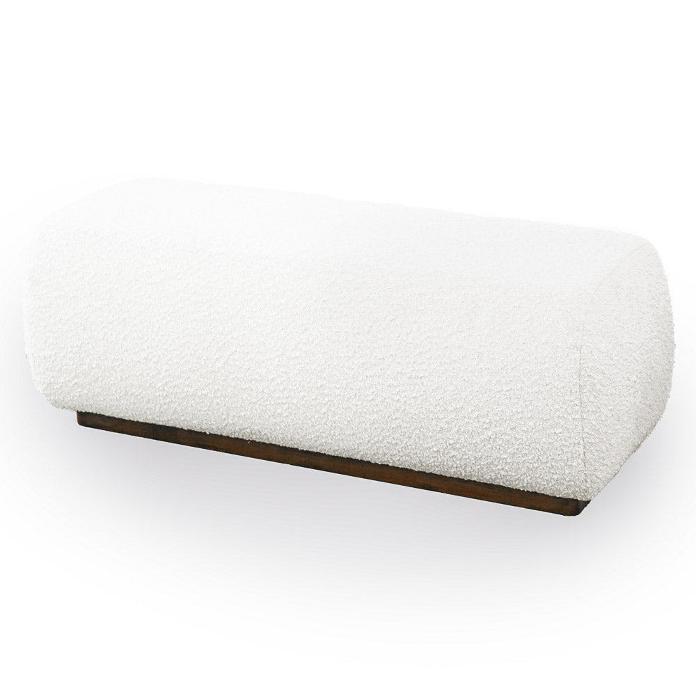 Marin Bench - Ivory Boucle