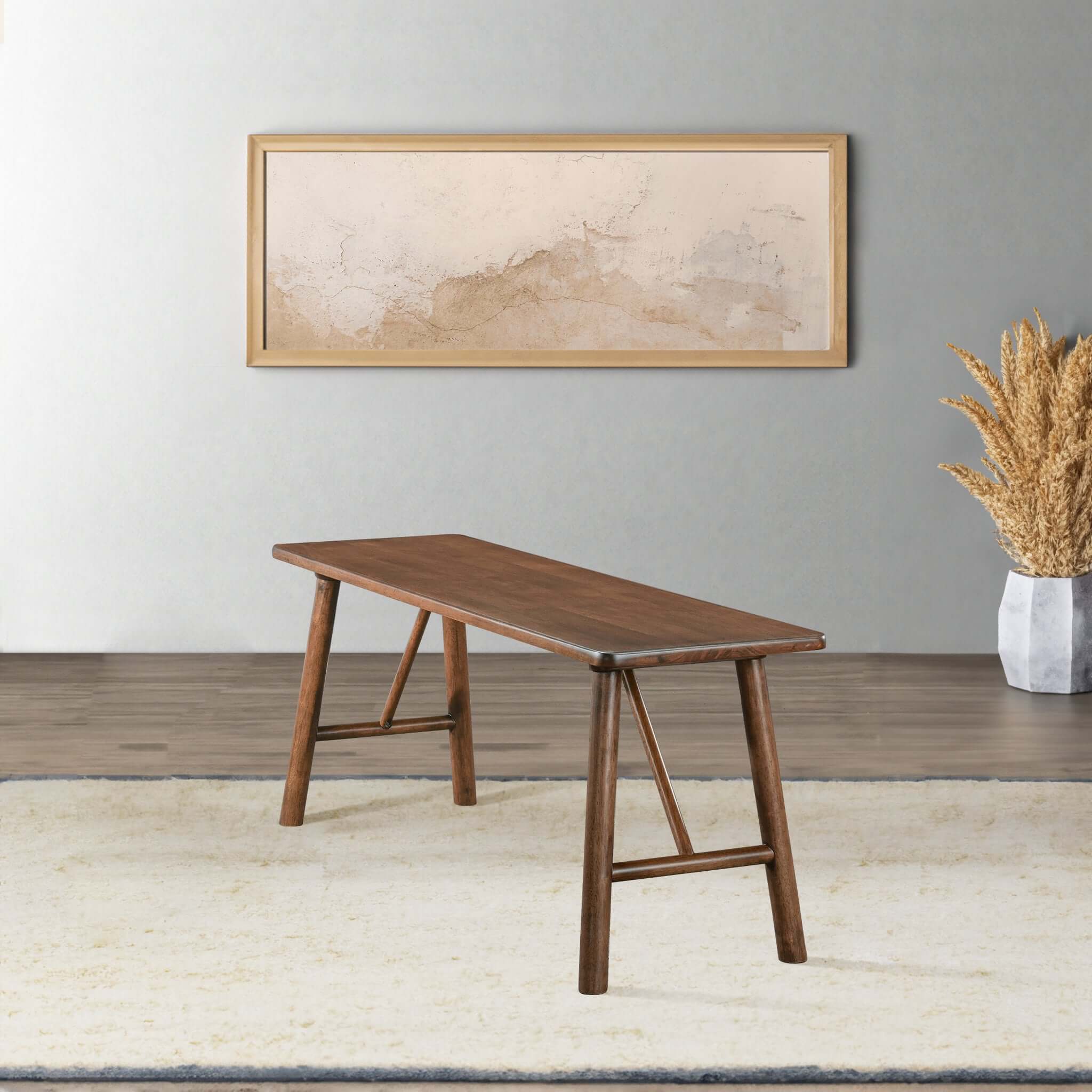 Marina Walnut Bench - New York Modern Furniture