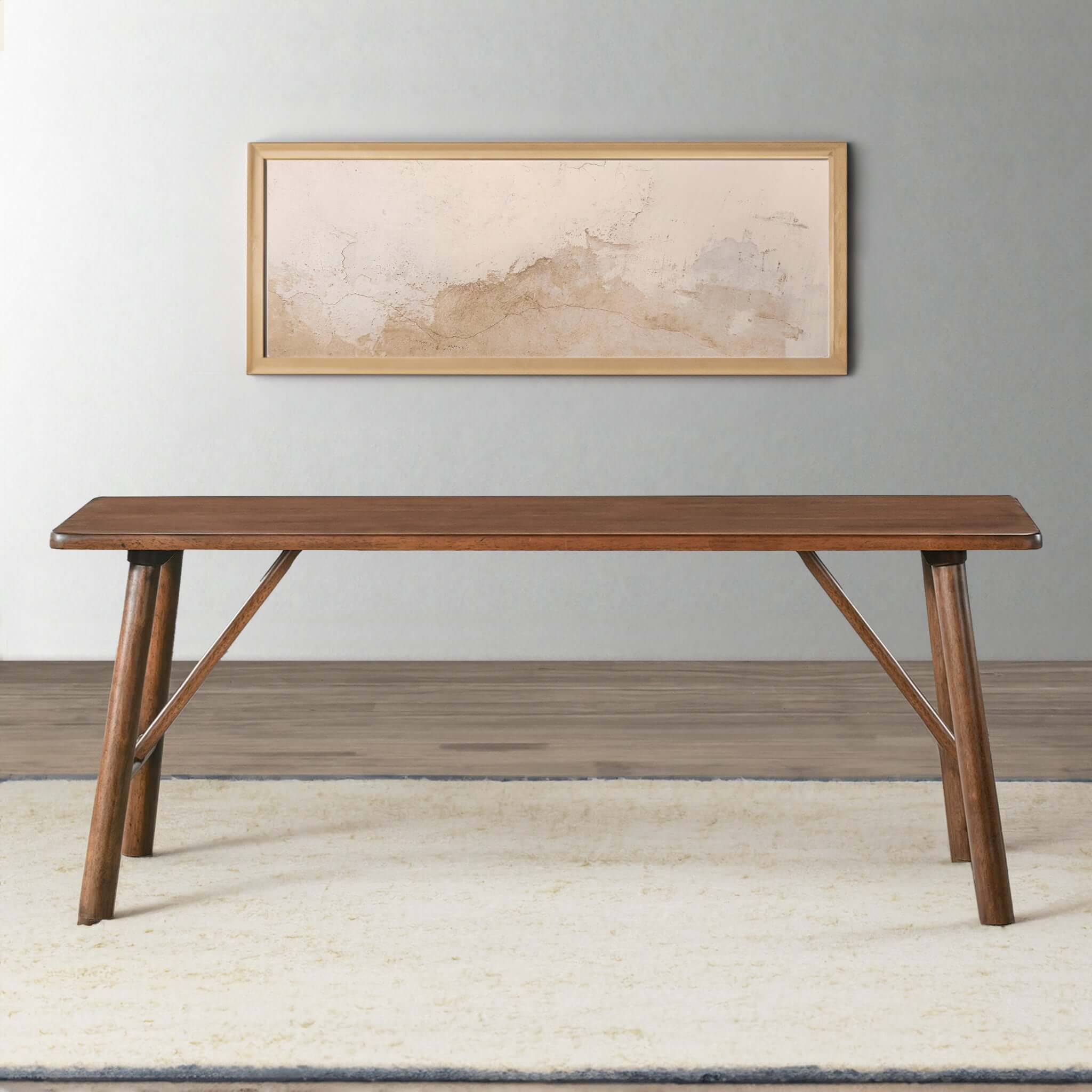 Marina Walnut Bench - New York Modern Furniture