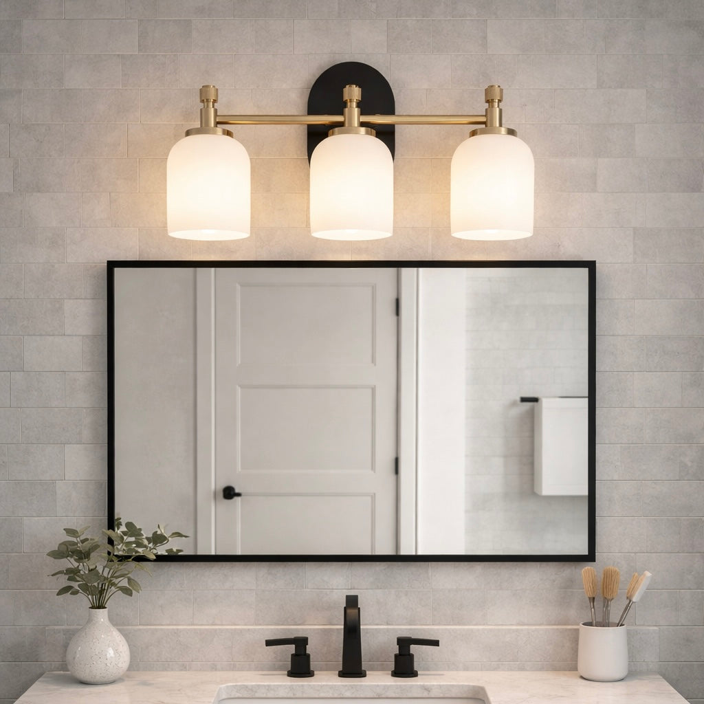 Meadows Three Lights Vanity Wall Light