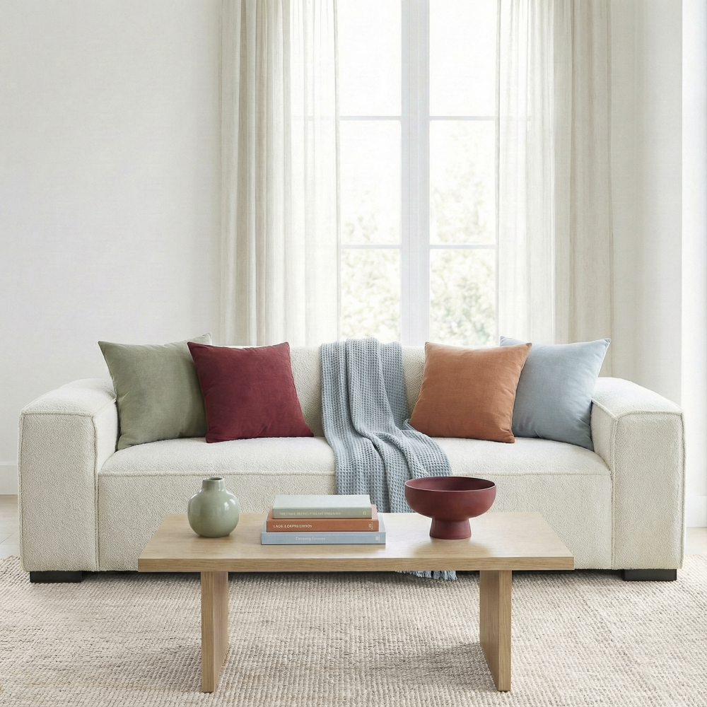 Medford Cream Boucle Sofa