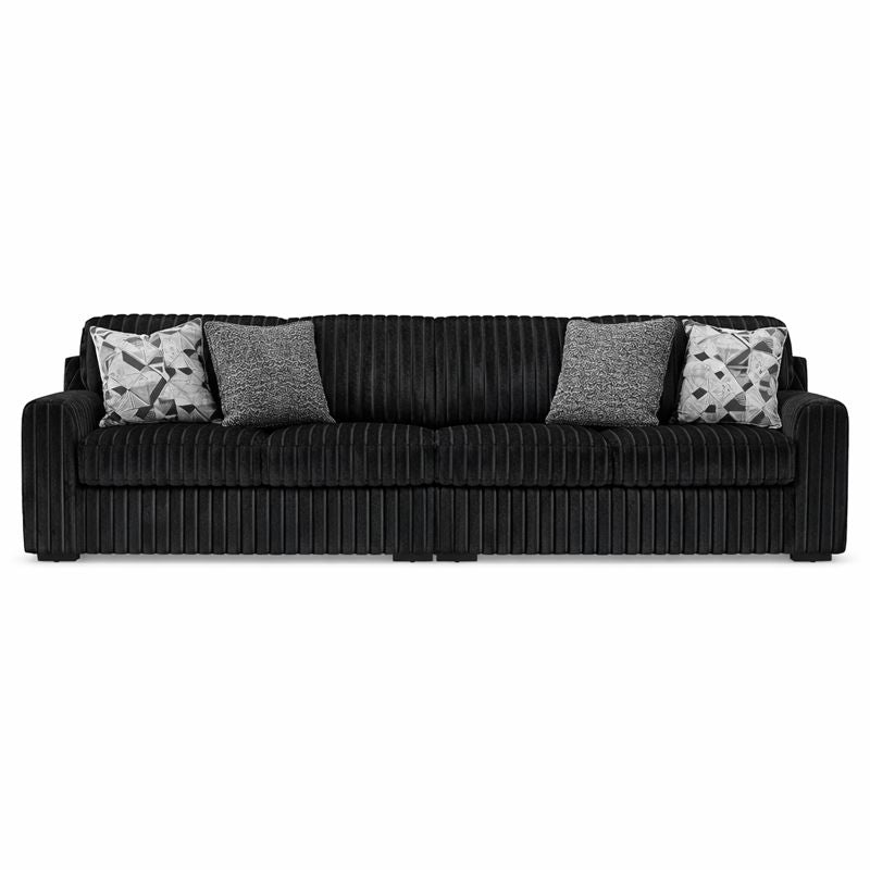 Midnight-Madness Corduroy Sofa