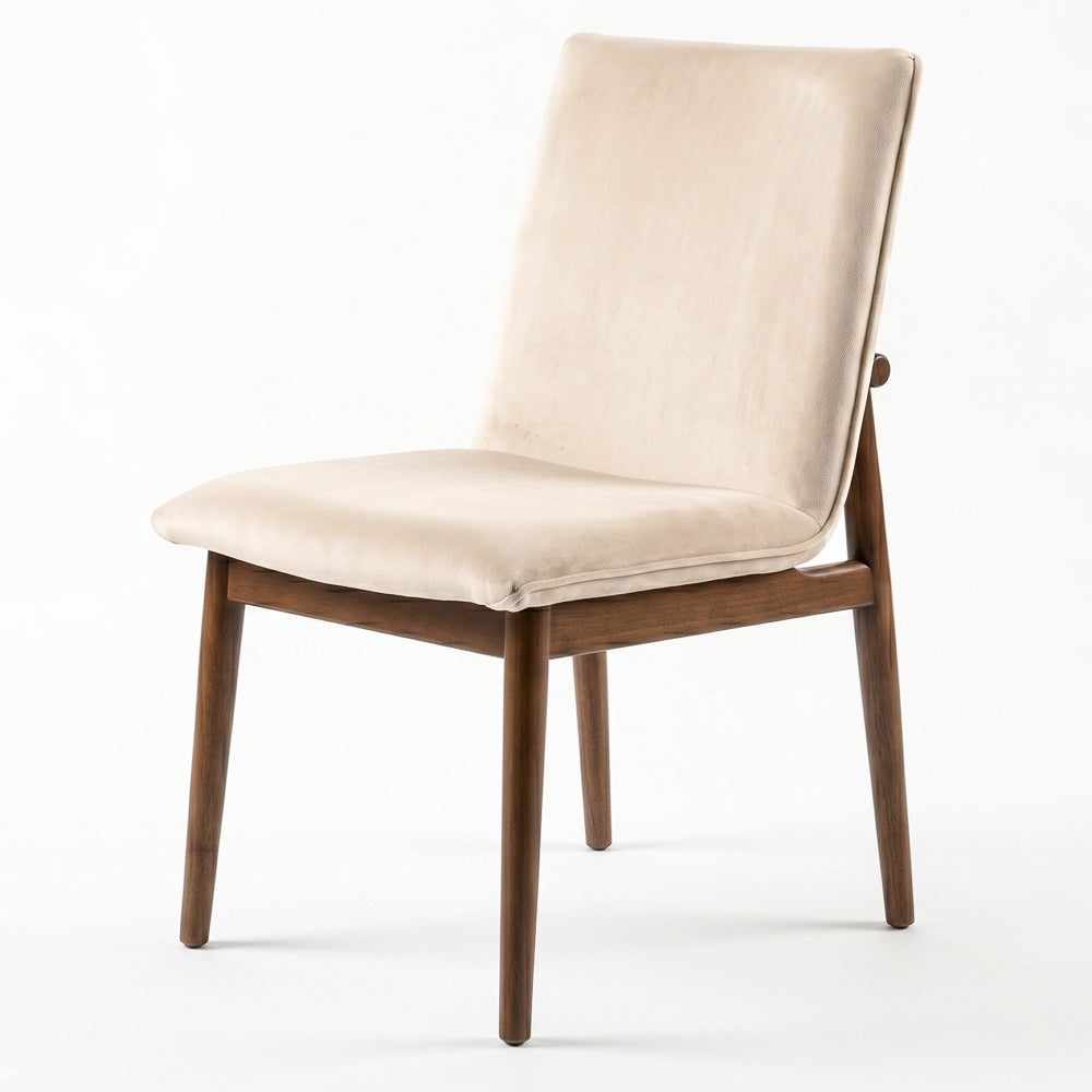 Moss Beige Velvet Dining Chair - Set of 2