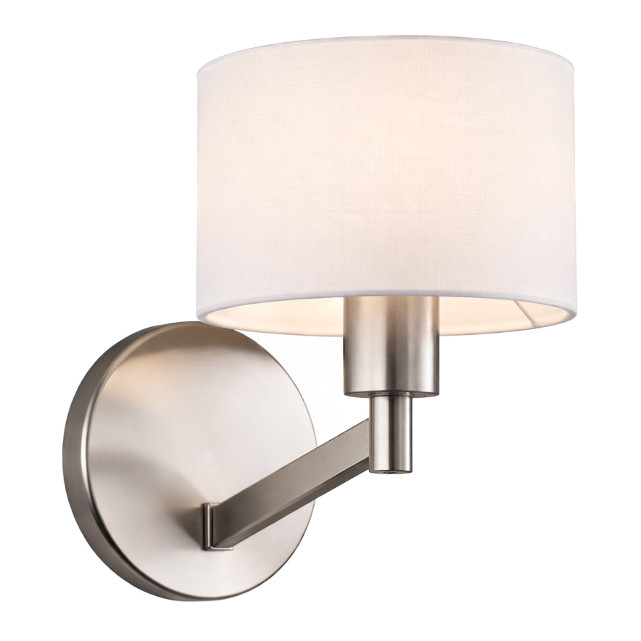 Nebula Brushed Nickel Base Wall Lamp