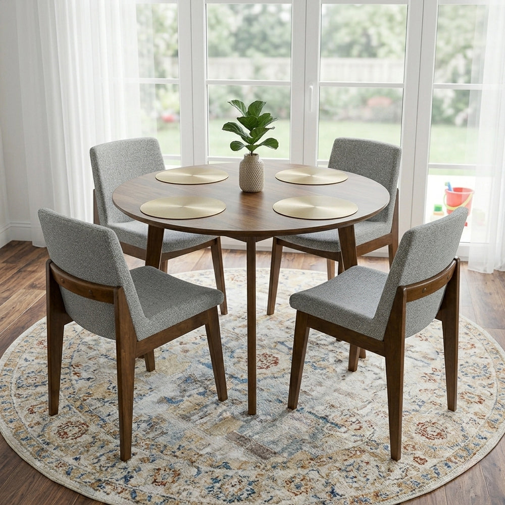 Ohio Dining Chair Light Grey - Set of 2