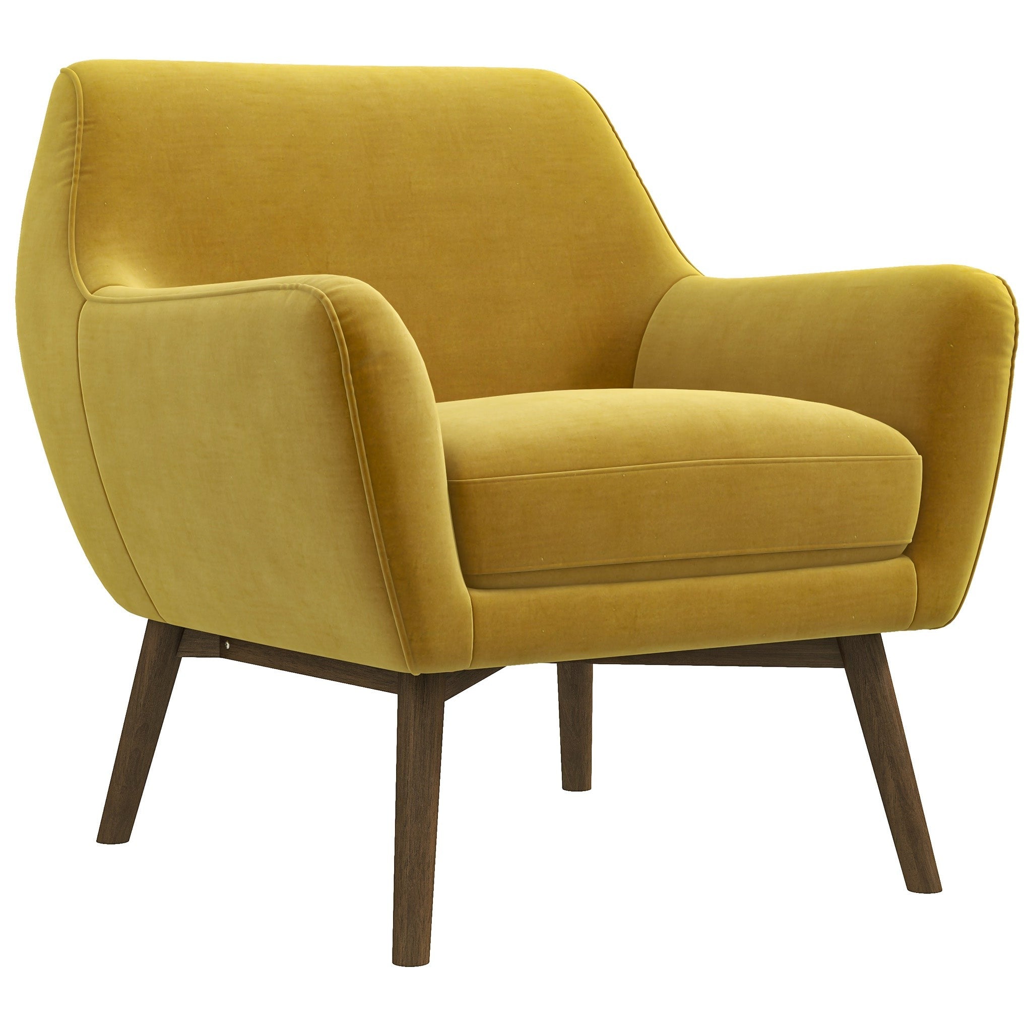 Penny Gold Velvet Armchair