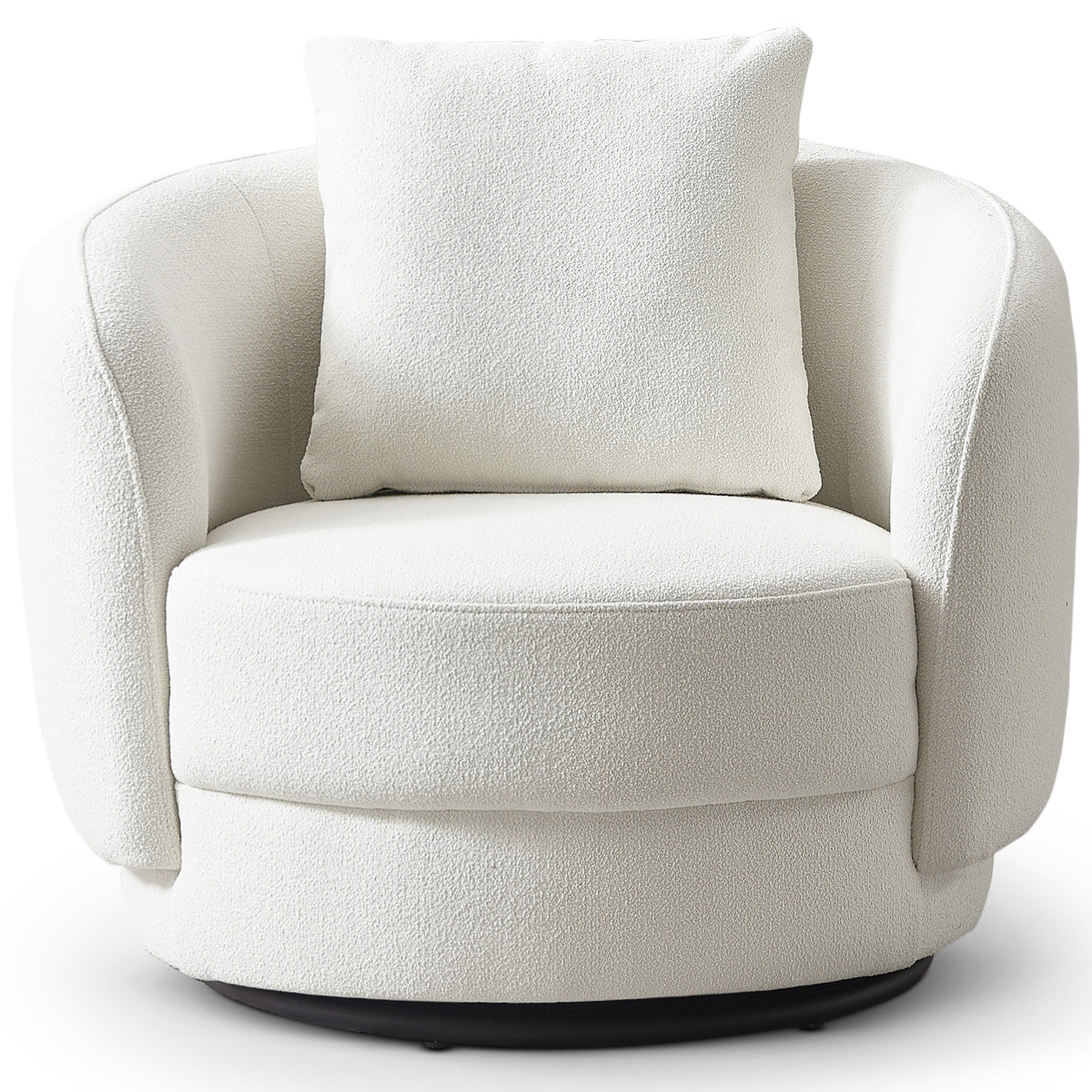 Perth Beige Boucle Lounge Chair