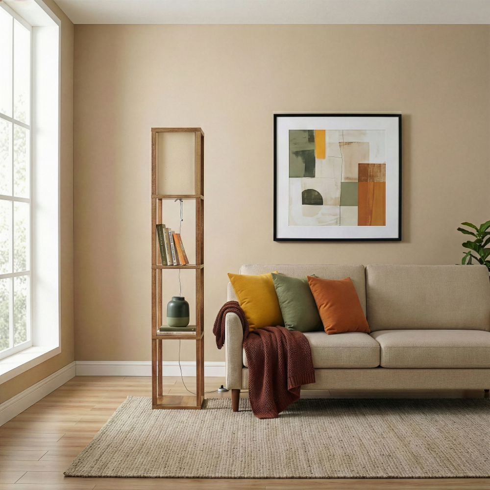 Pinnacle Shelf Floor Lamp