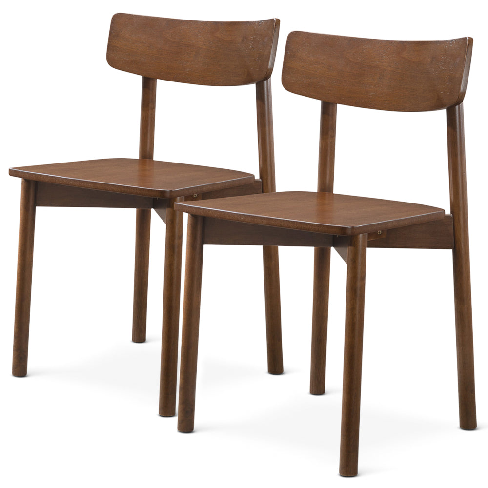 Piper Walnut Dining Chair - Set of 2