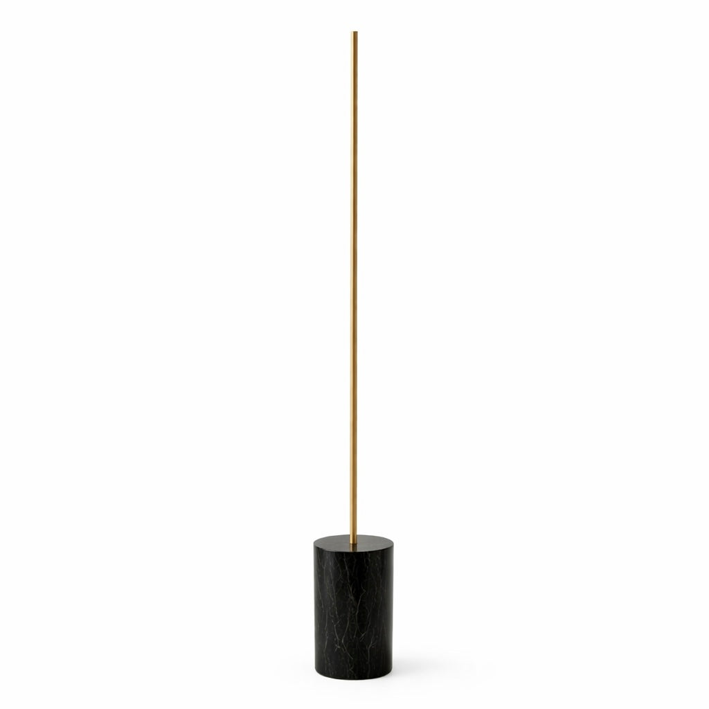 Prism Brassed Gold LED Floor Lamp