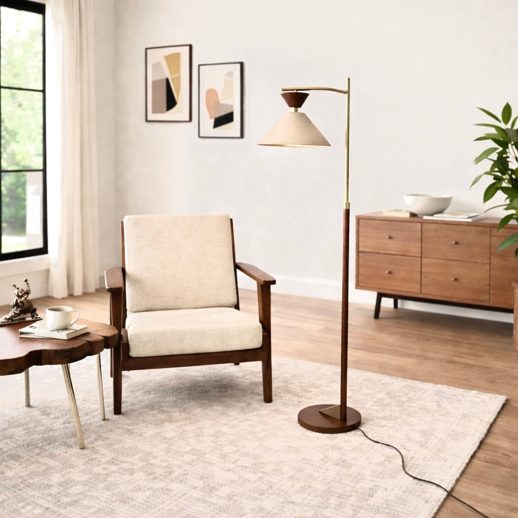 Quasar Floor Lamp - Brown