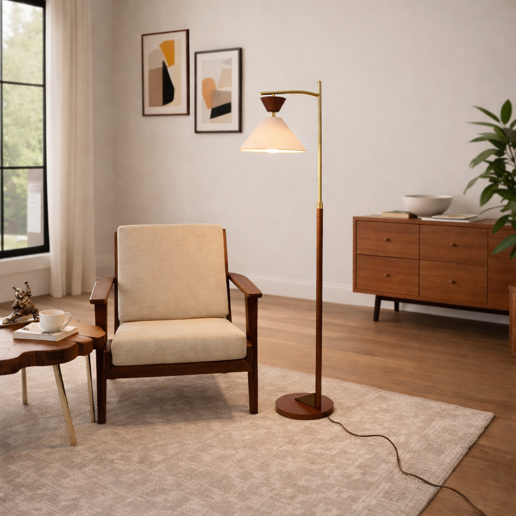 Quasar Floor Lamp - Brown