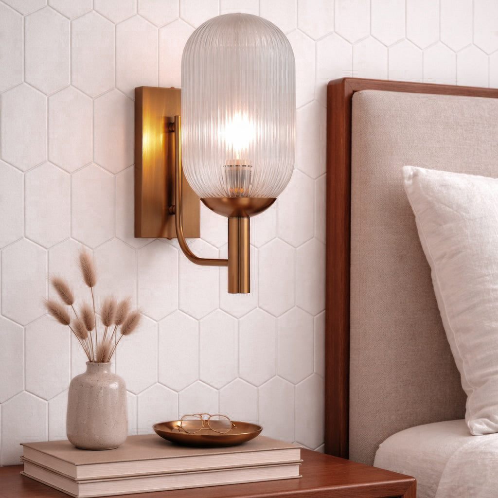 Ray Wall Lamp - Bronze - Clear