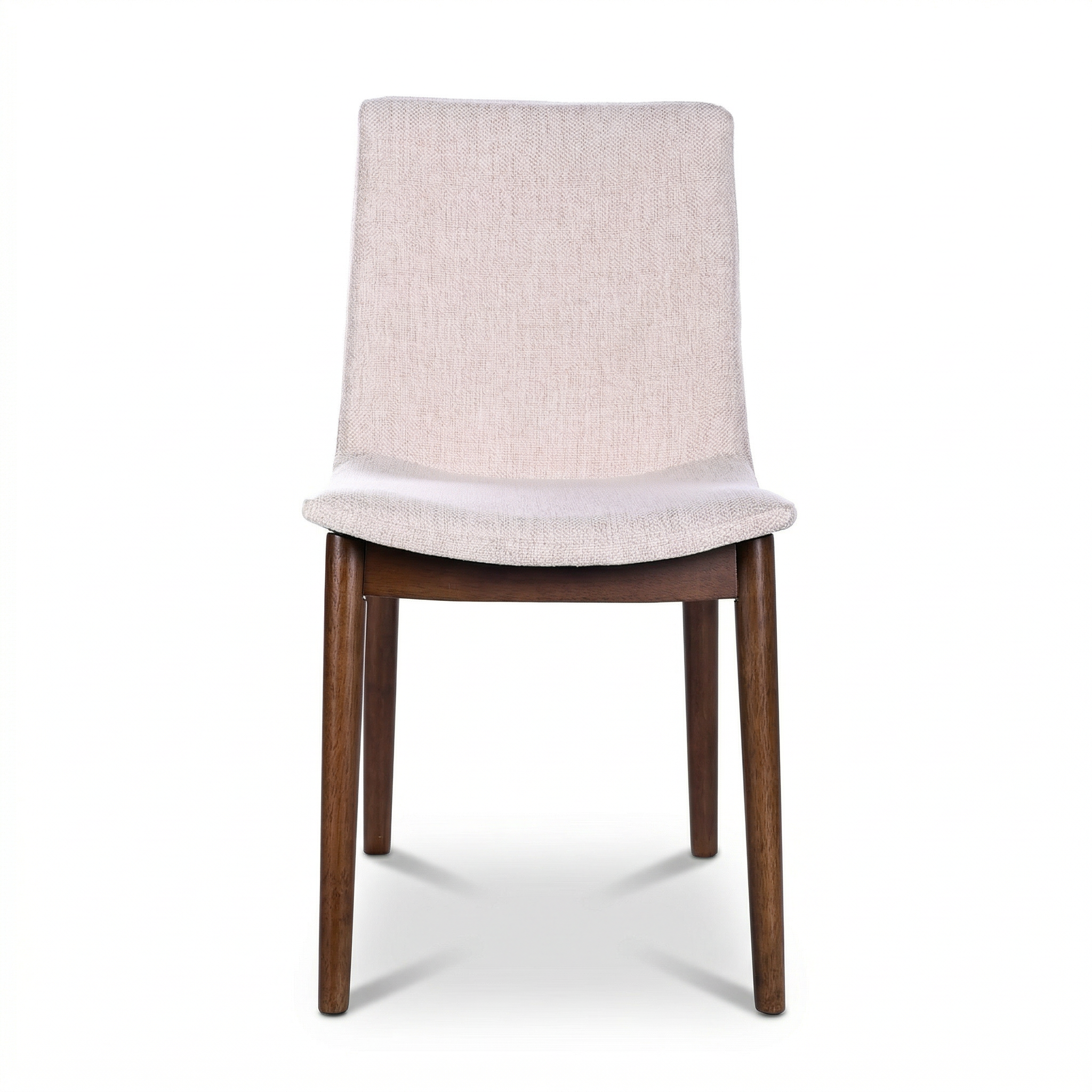 Rouka Beige Fabric Dining Chair - Set Of 2