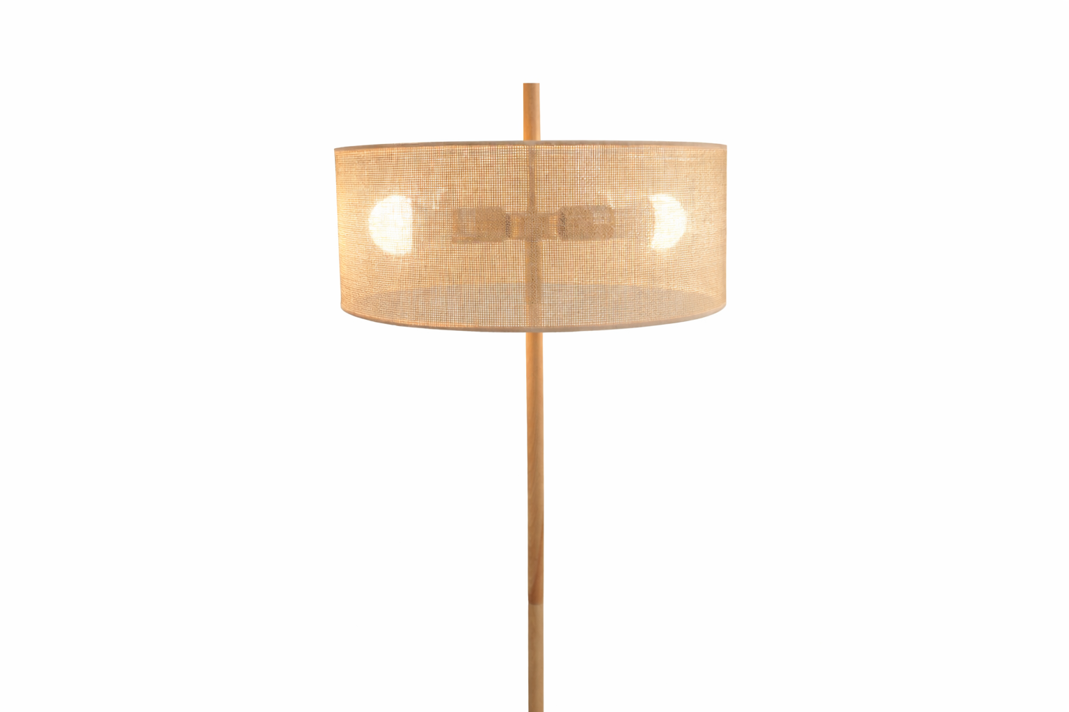 Shimmer Floor Lamp - Oak + Natural
