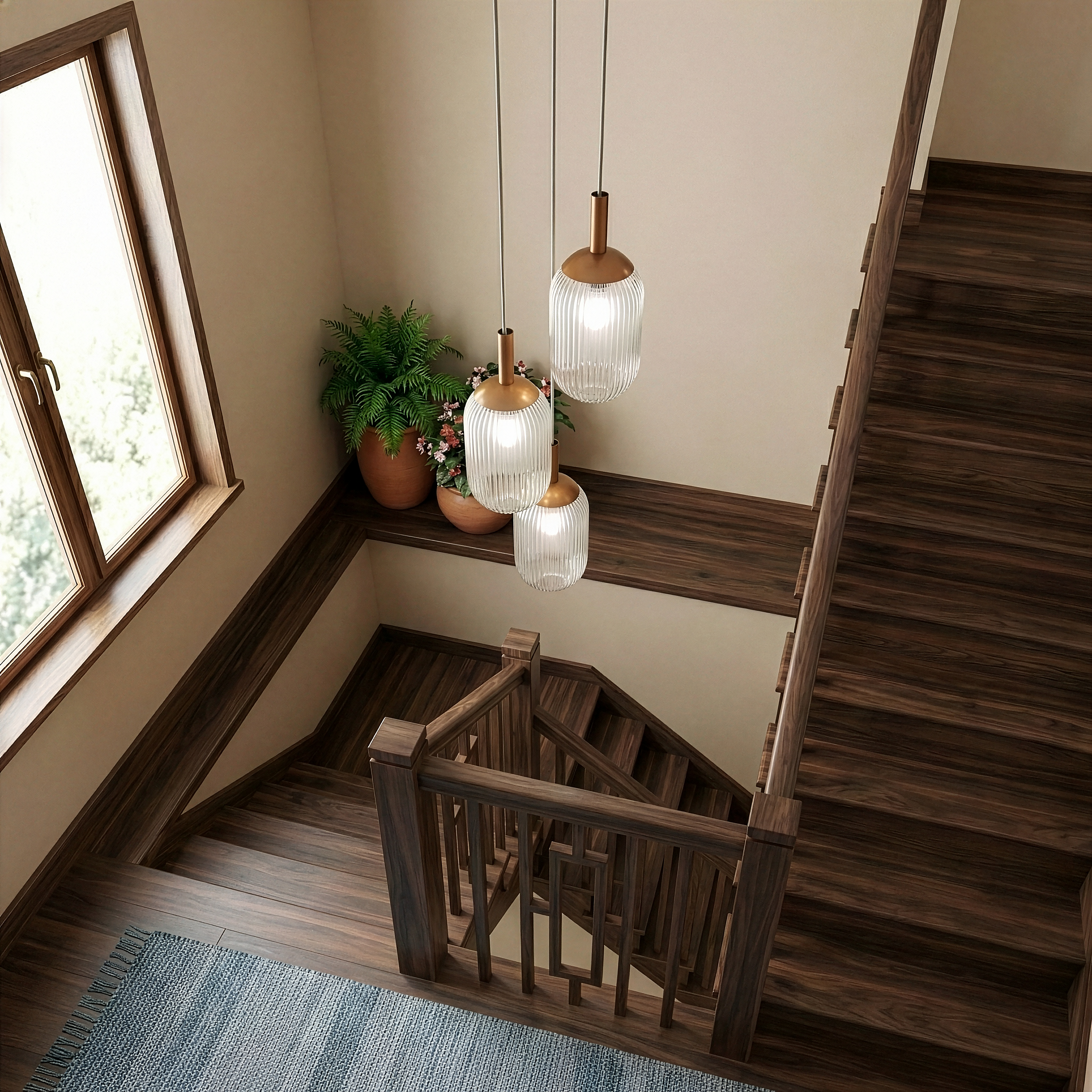 Solace Bronze - Clear Pendant Lamp
