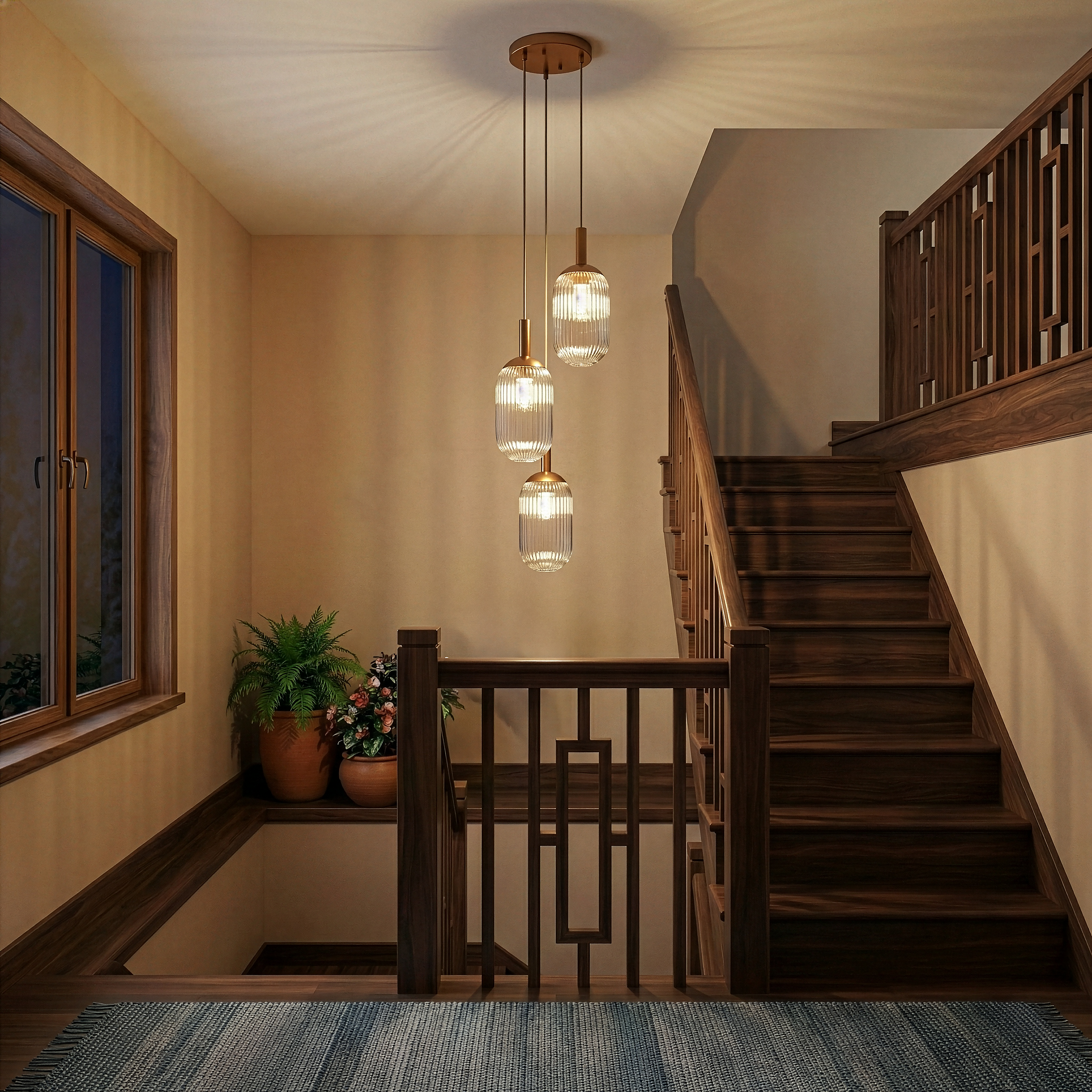 Solace Bronze - Clear Pendant Lamp