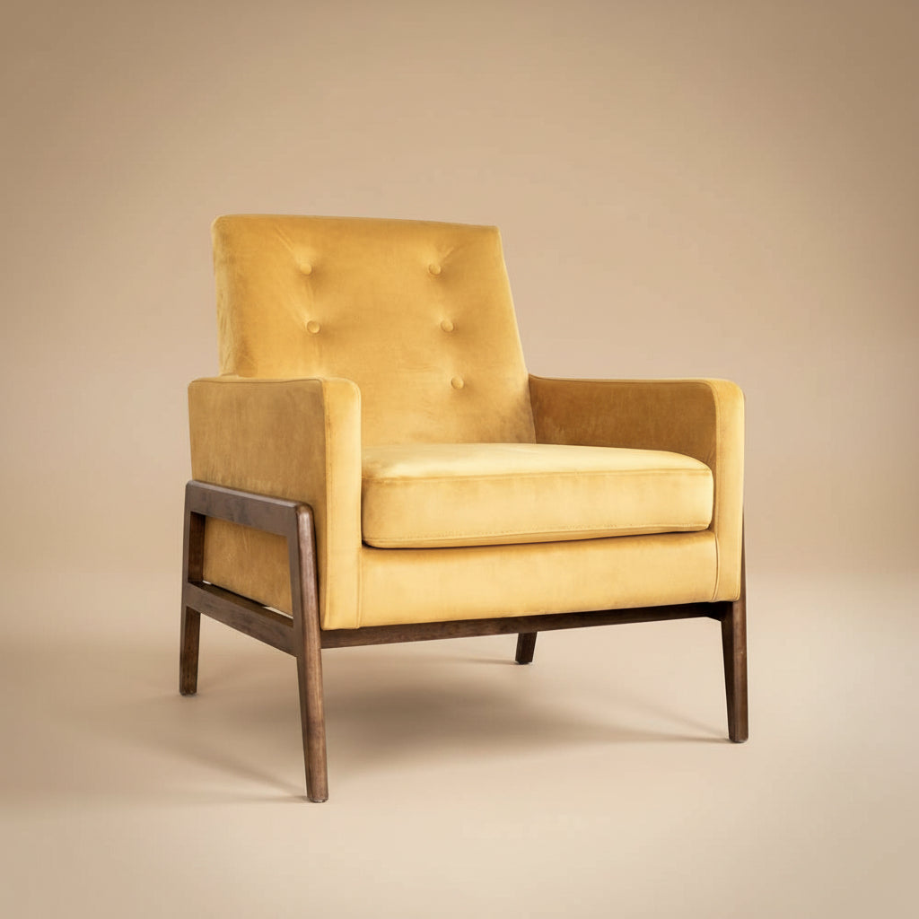 Stella Gold Velvet Lounge Chair