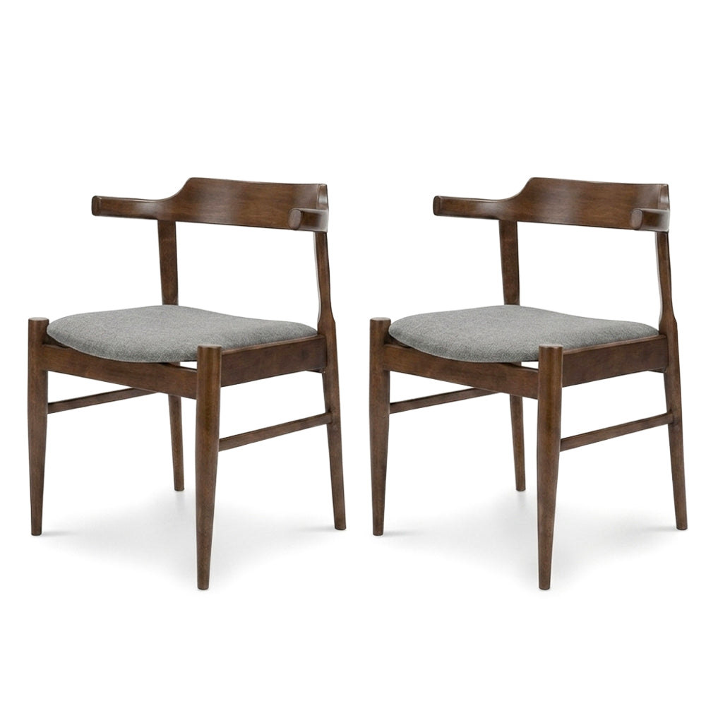Sterling Gray Fabric Dining Chair - Set of 2