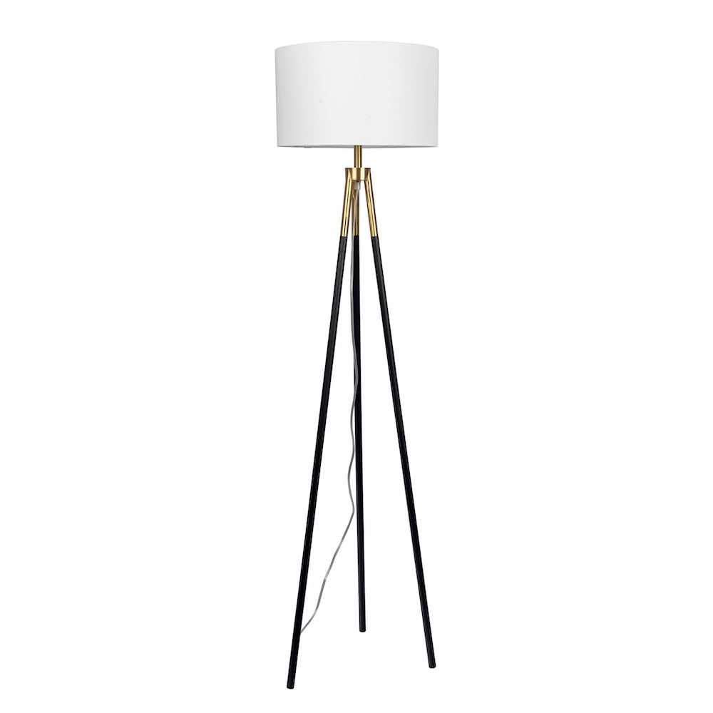 Sway Brassed Gold Floor Lamp