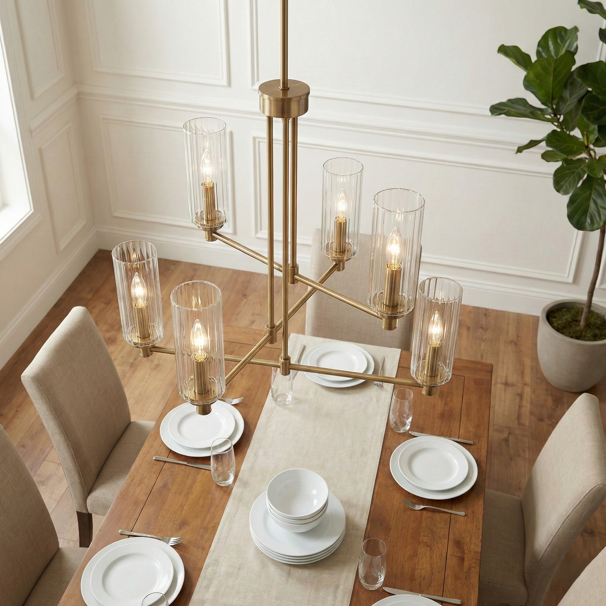 Timeless Six Lights Chandelier