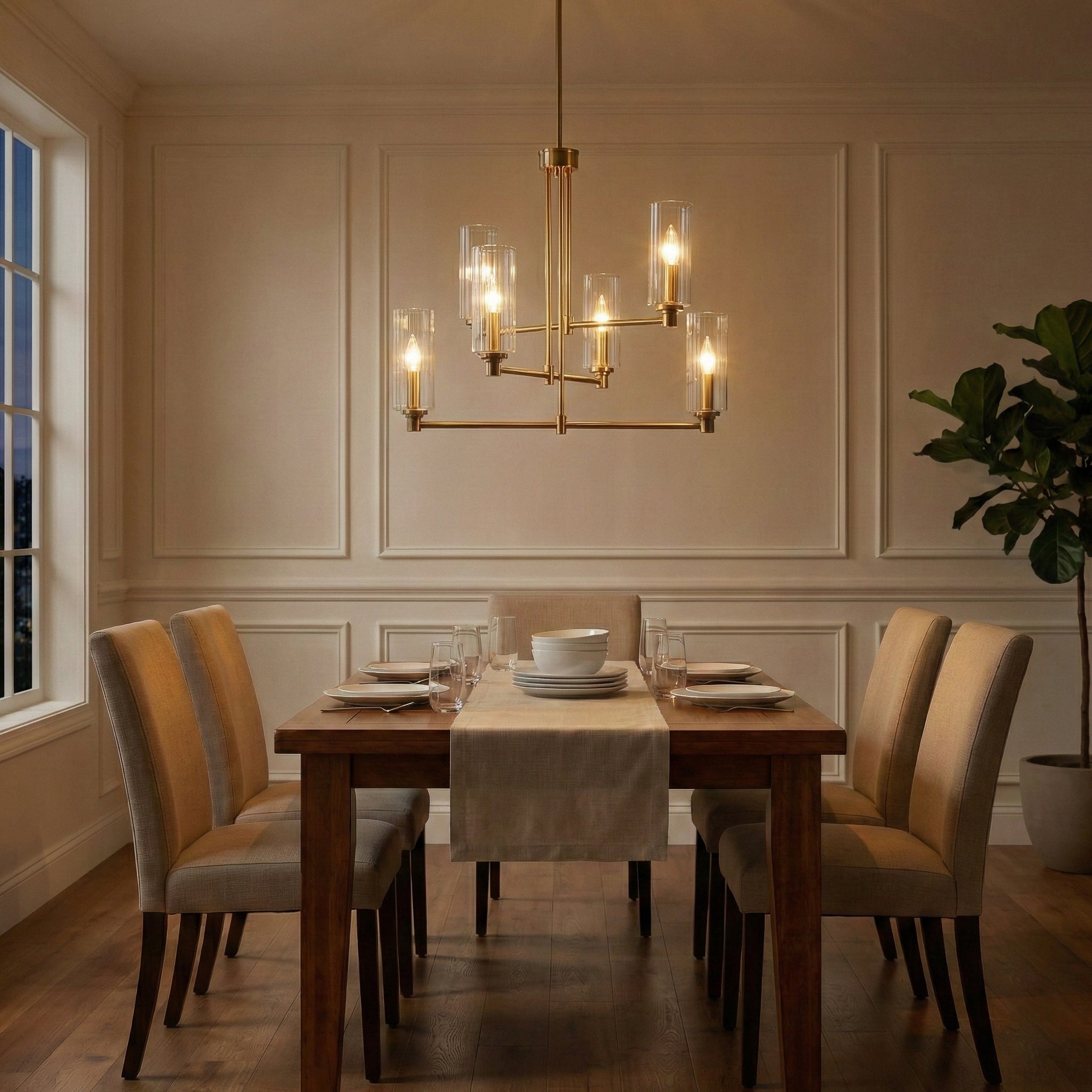 Timeless Six Lights Chandelier