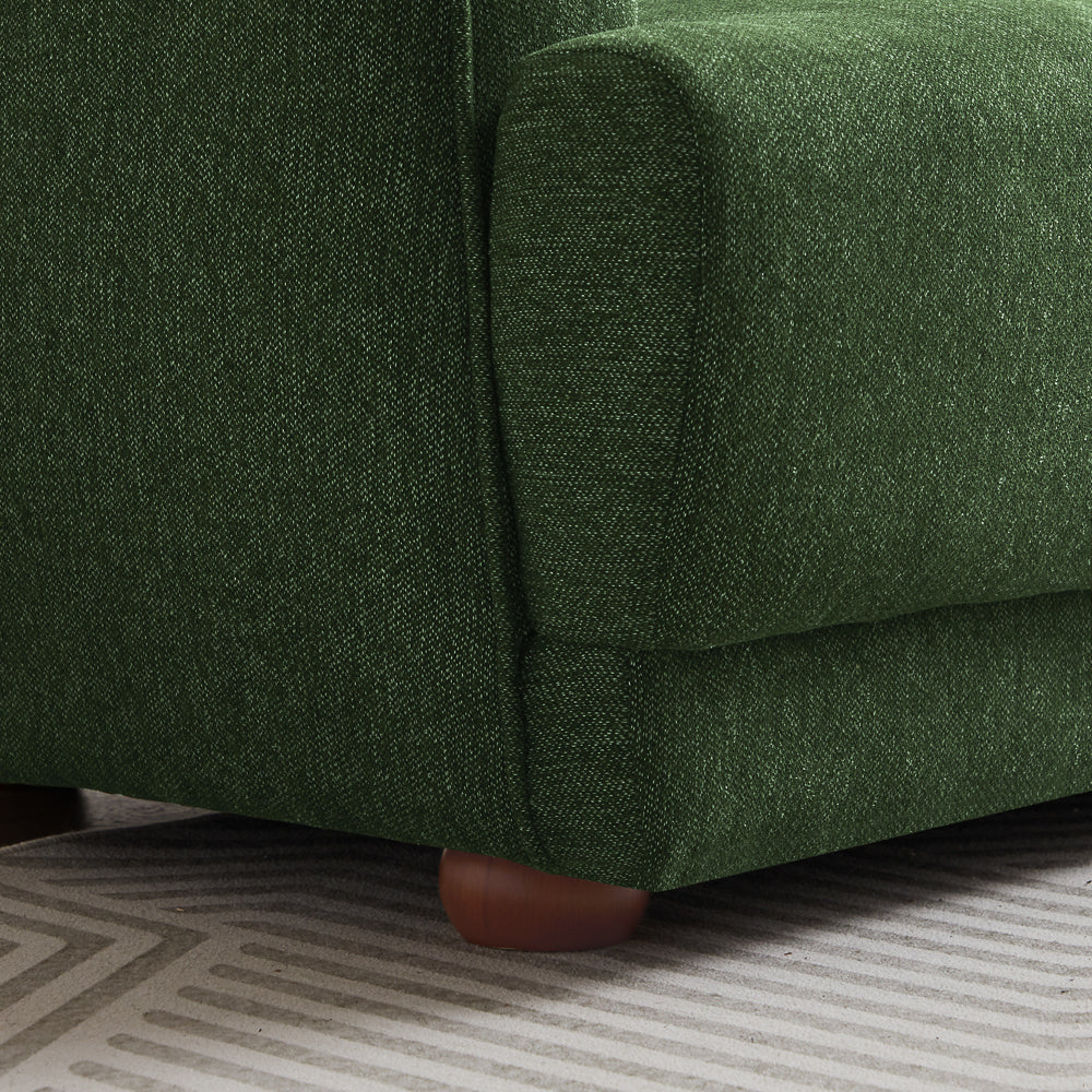 Venus Green Fabric Sofa