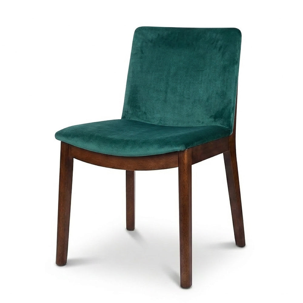Virginia Dining Chair Green Velvet - Set of 2