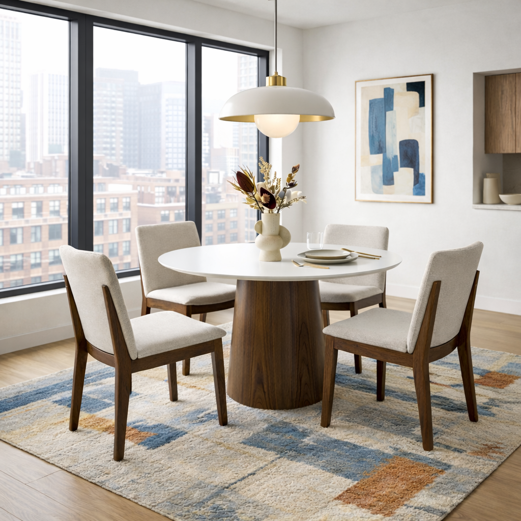 Virginia Beige Dining Chair - Set of 2