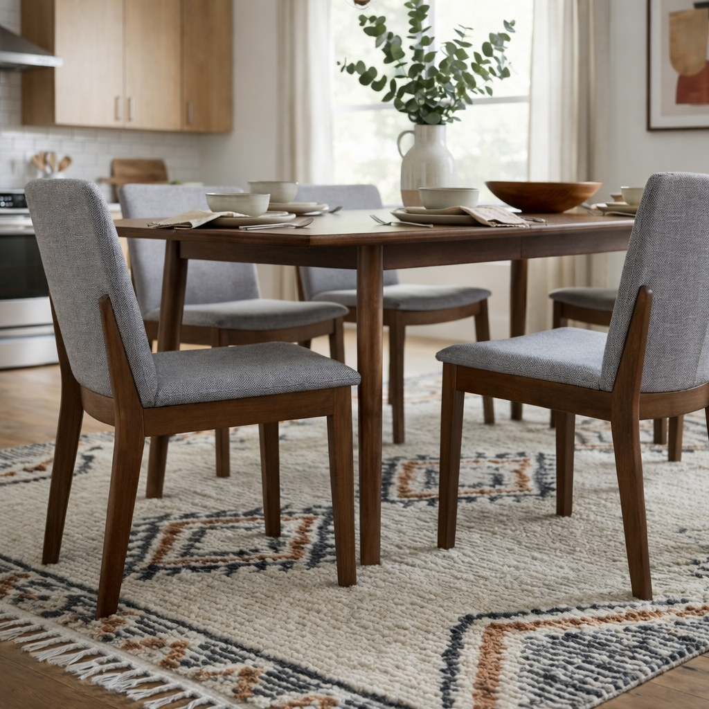 Virginia Light Grey Dining Chair - Set of 2