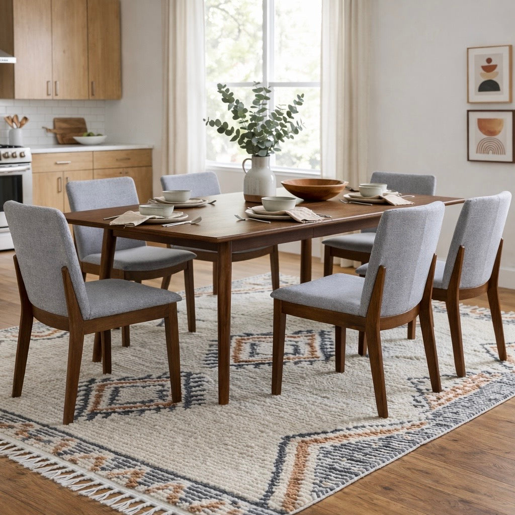 Virginia Light Grey Dining Chair - Set of 2