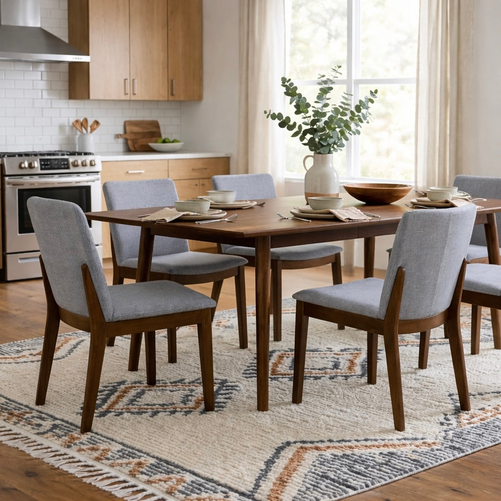 Virginia Light Grey Dining Chair - Set of 2