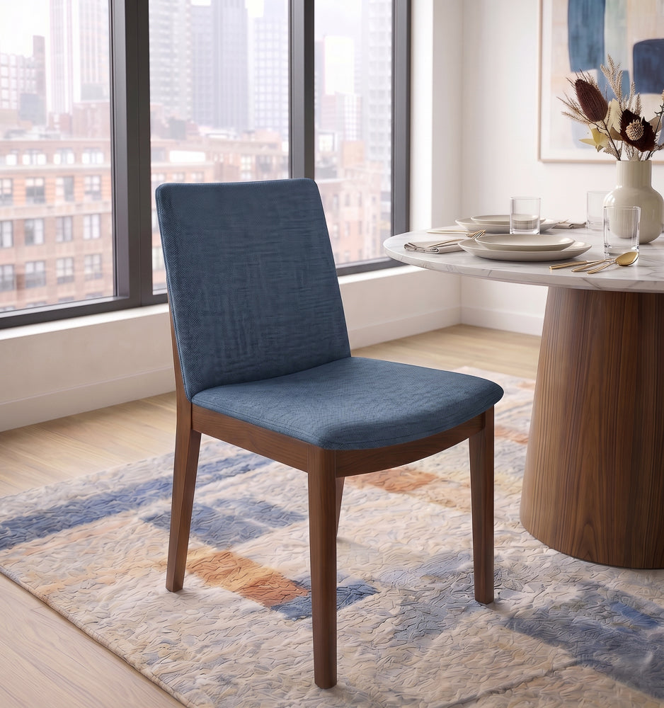 Virginia Navy Blue Dining Chair - Set of 2