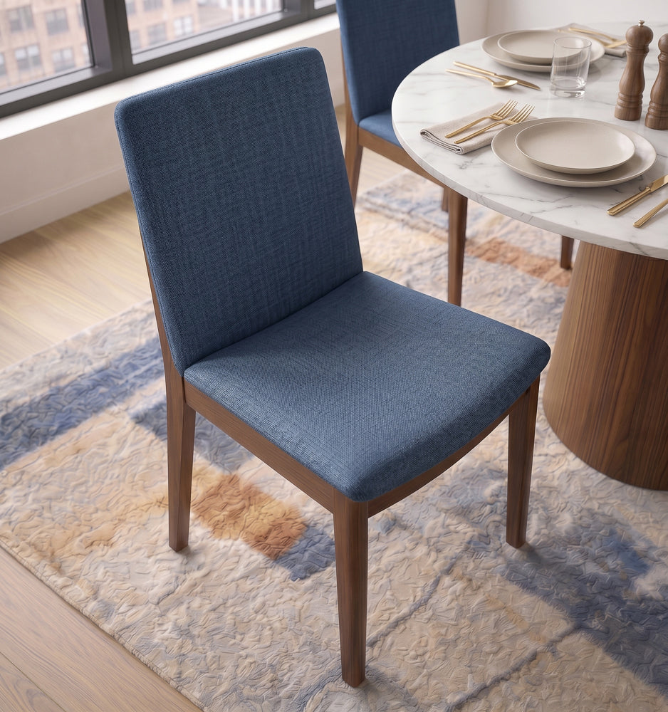 Virginia Navy Blue Dining Chair - Set of 2