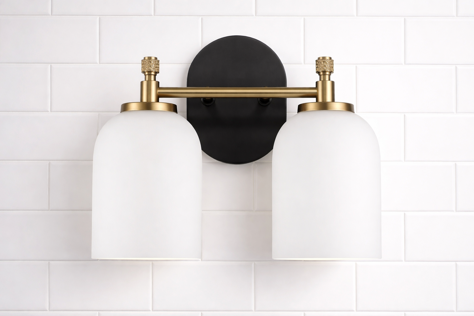 Vortex Two Lights Vanity Wall Sconce