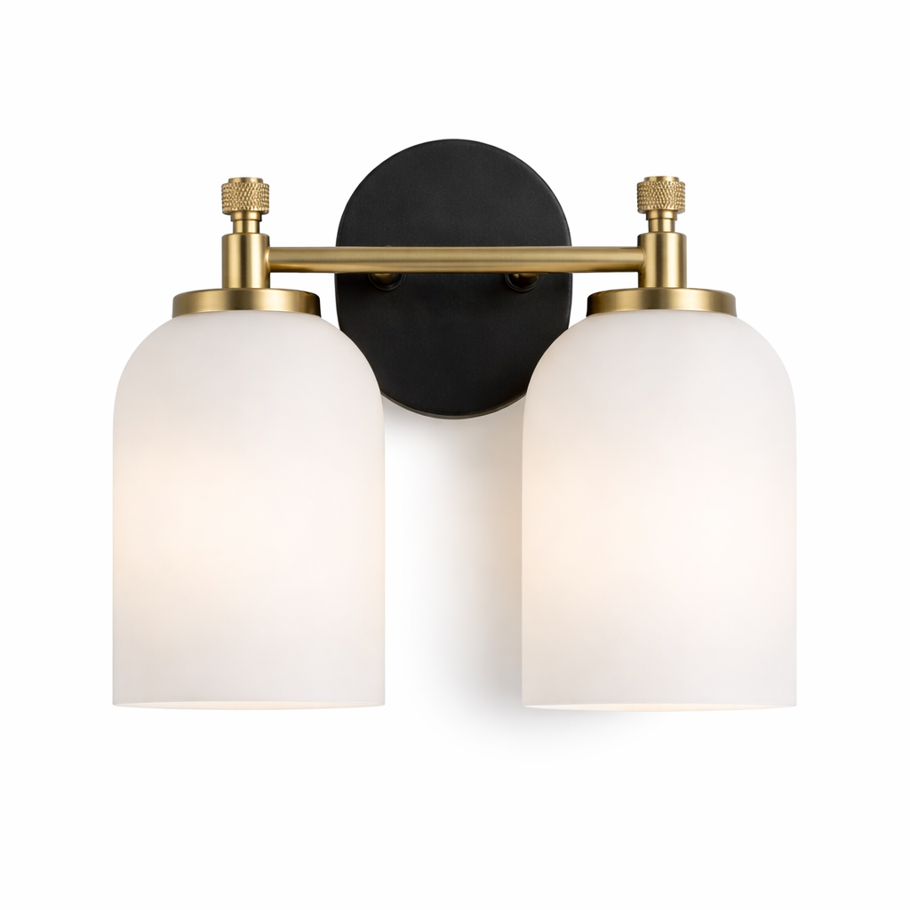 Vortex Two Lights Vanity Wall Sconce