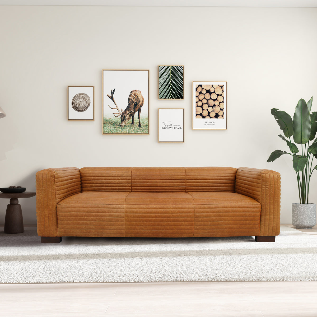 Winfield Leather Sofa - New York Modern Furniture
