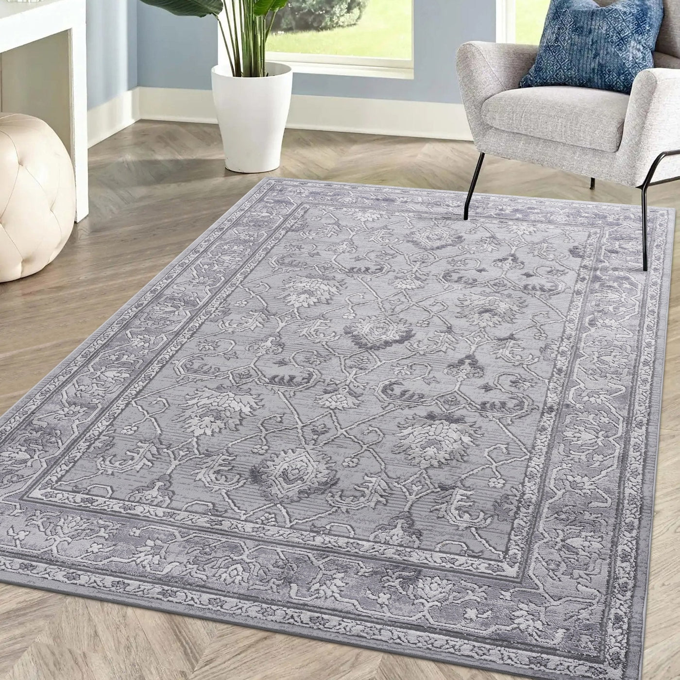 Marfi Grey Rug Size 7'9'' x 10'
