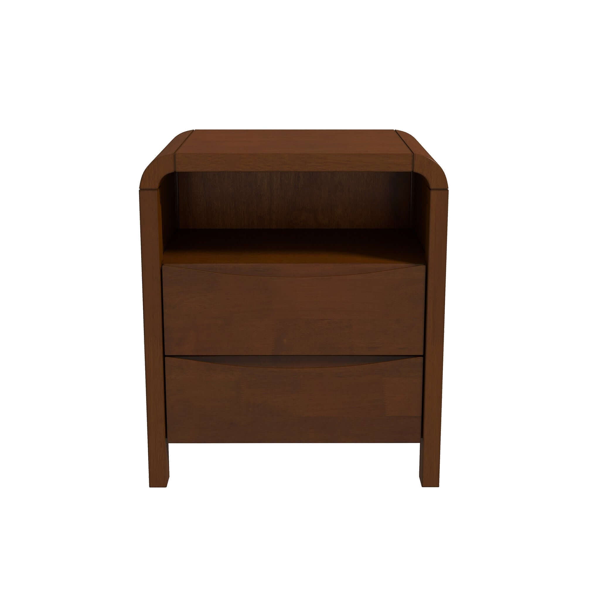 Anton Walnut Night Stand - New York Modern Furniture