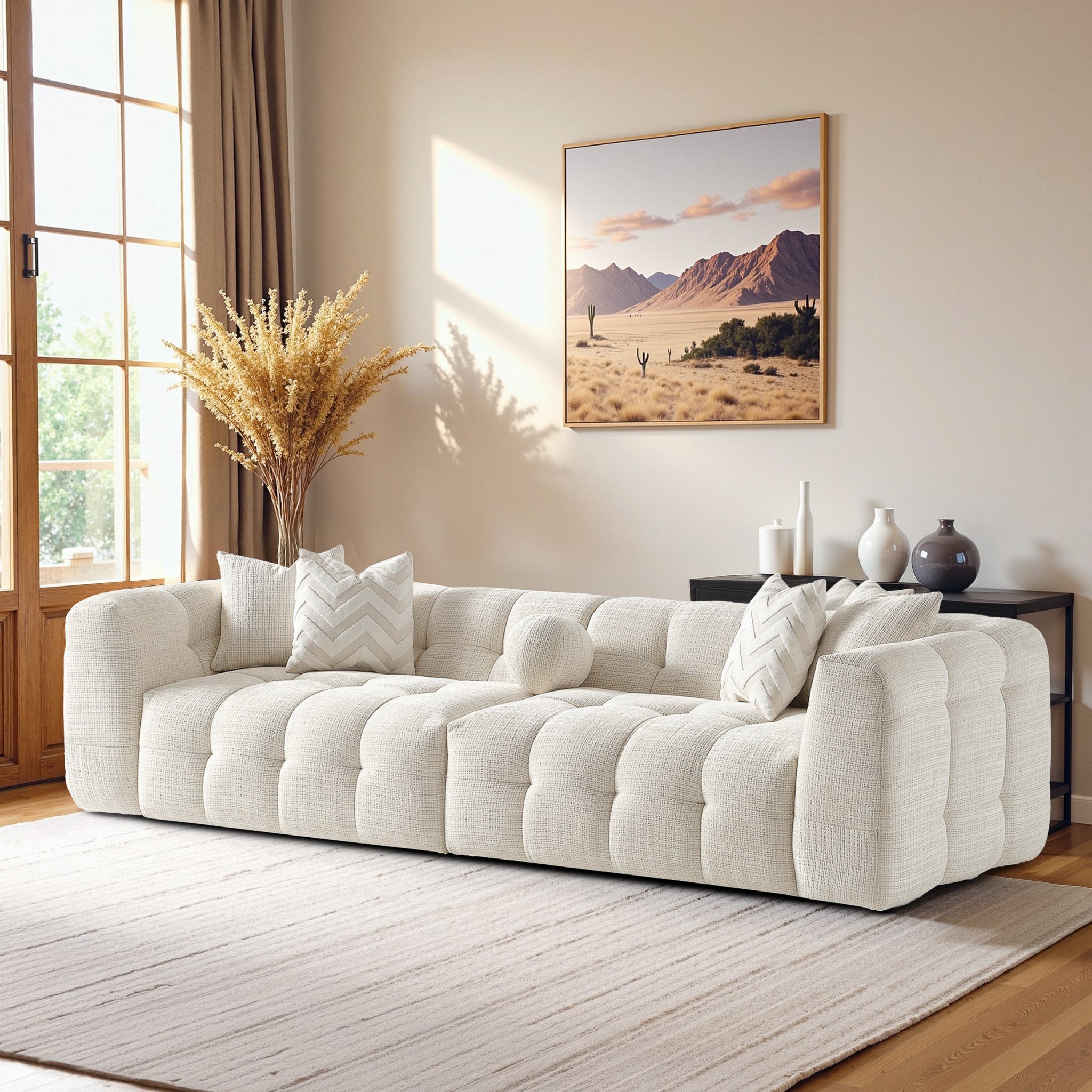 Arhaus Chenille Modular Sectional Sofa - New York Modern Furniture