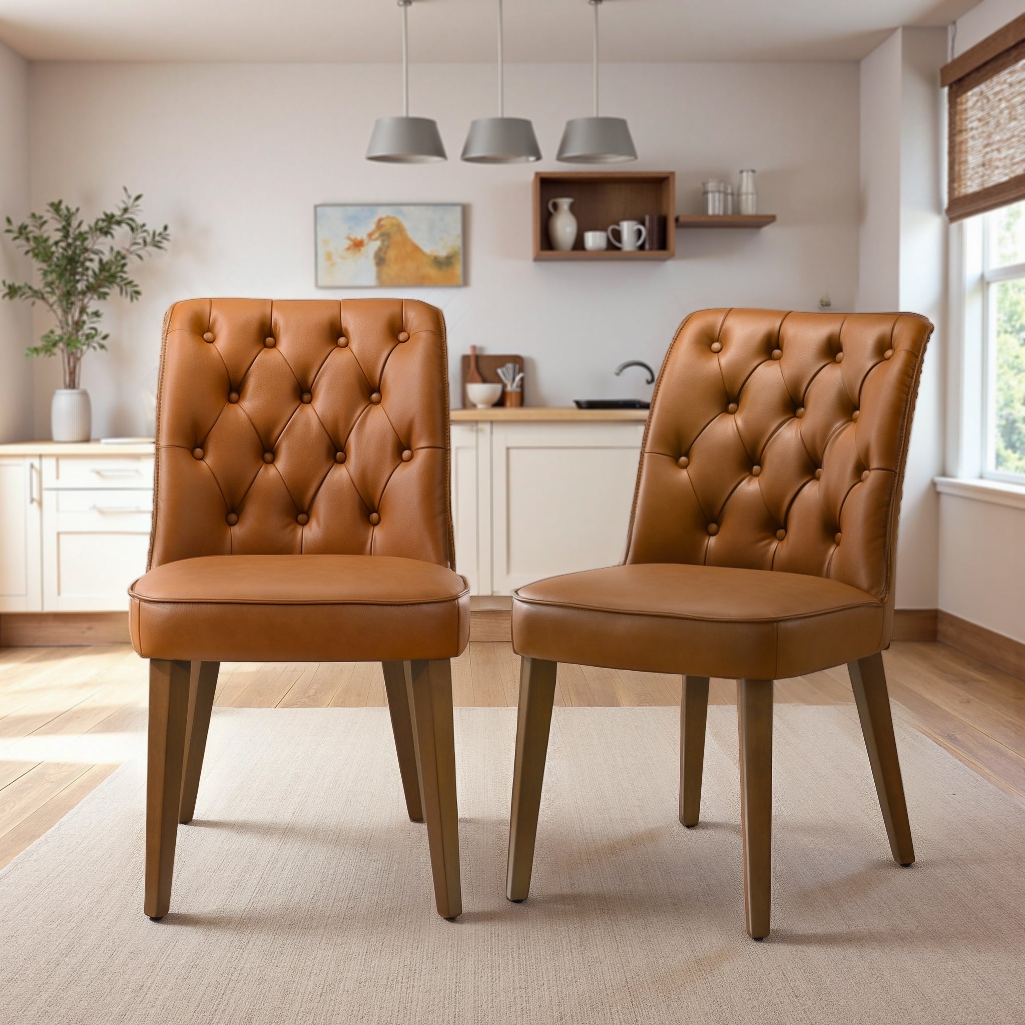 Bailey Vegan Leather Dining Chair - New York Modern Furniture