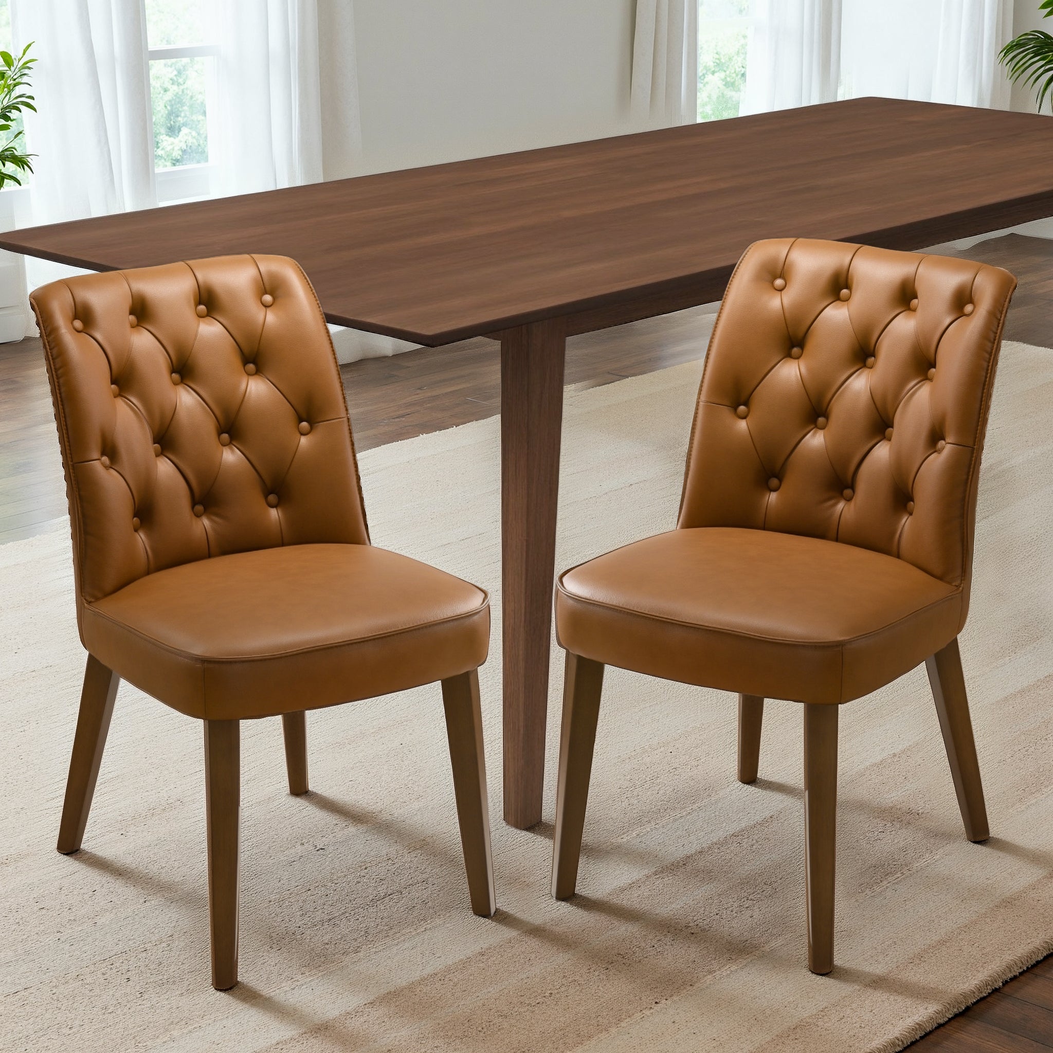 Bailey Vegan Leather Dining Chair - New York Modern Furniture