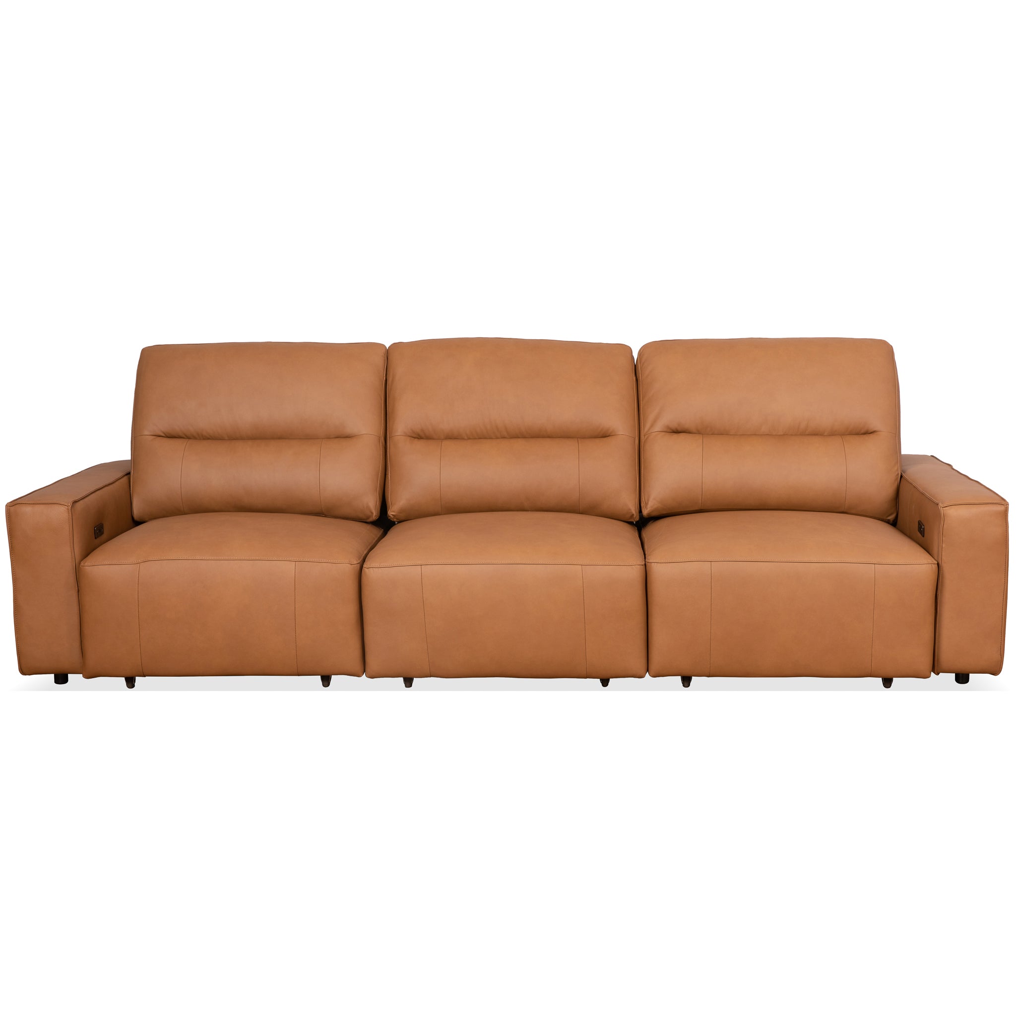 Barn Leather Triple PWR Slider Sofa - New York Modern Furniture