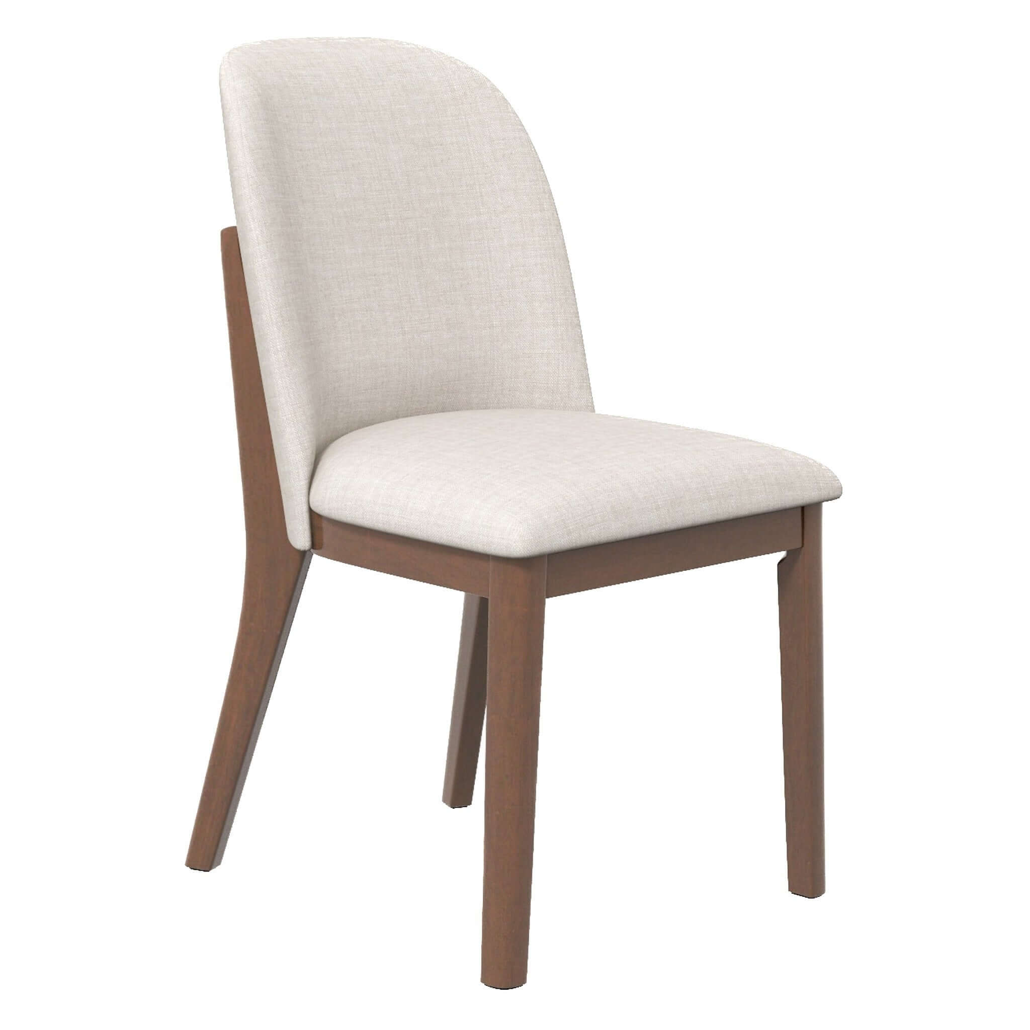 Becart Beige Linen Dining Chair (Set of 2)