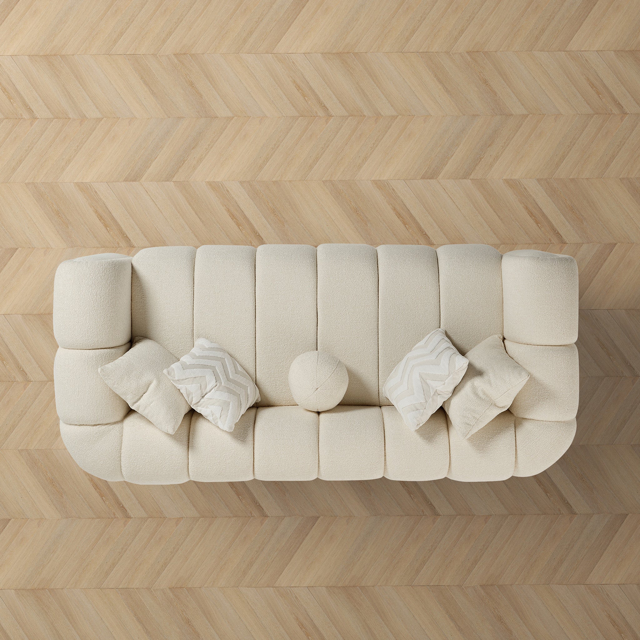Bellini Boucle Sofa - New York Modern Furniture