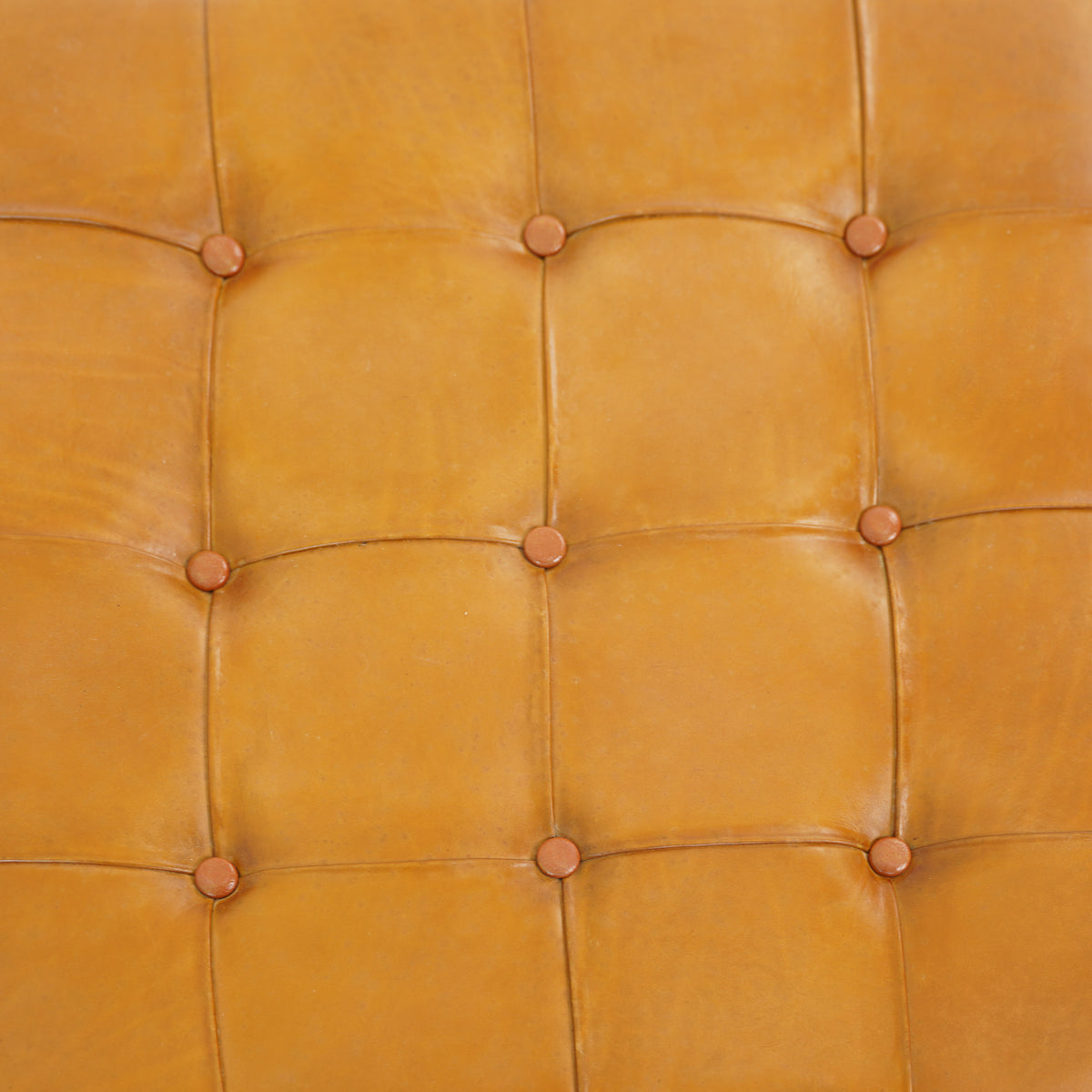Bettle Leather Ottoman
