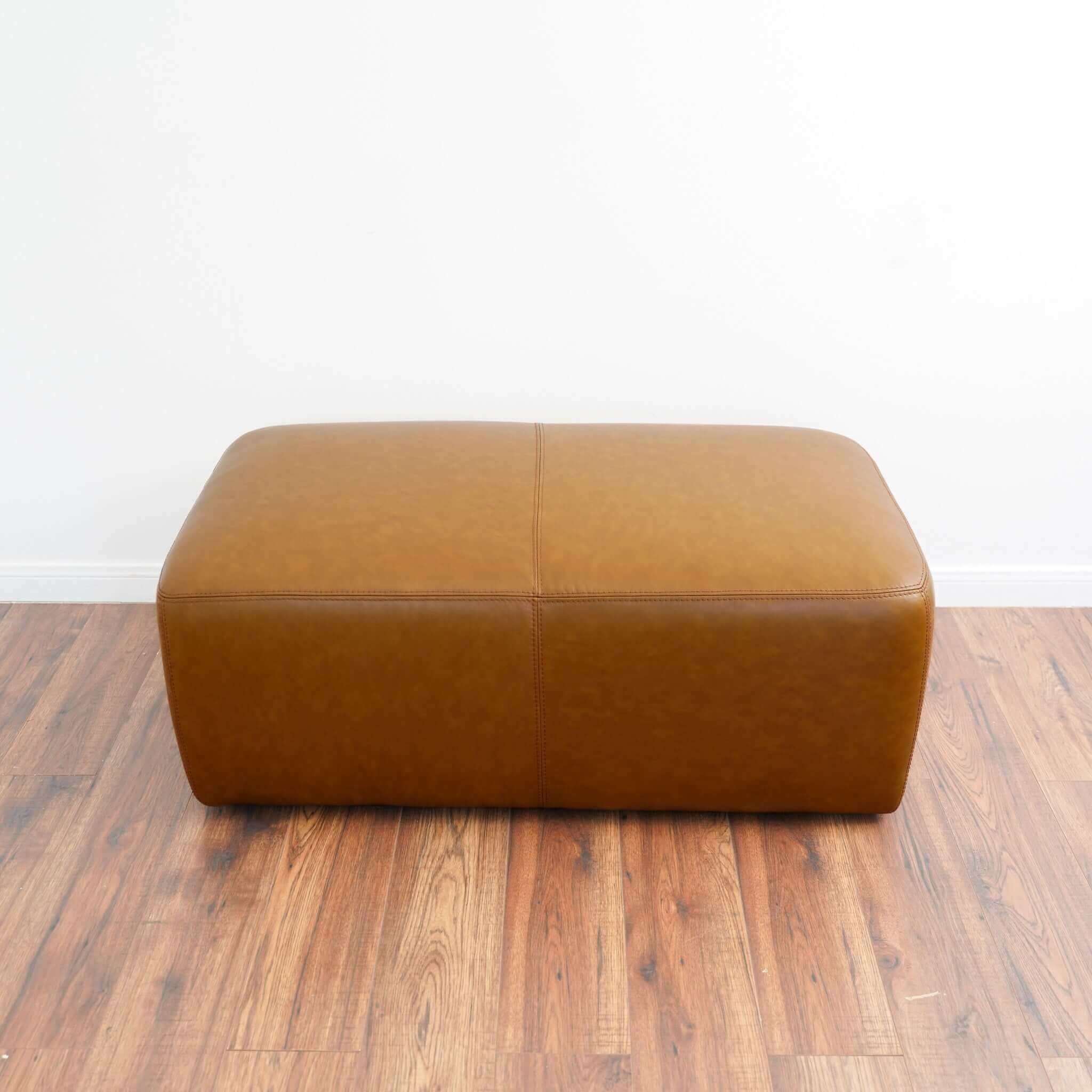 Bowman Leather Ottoman