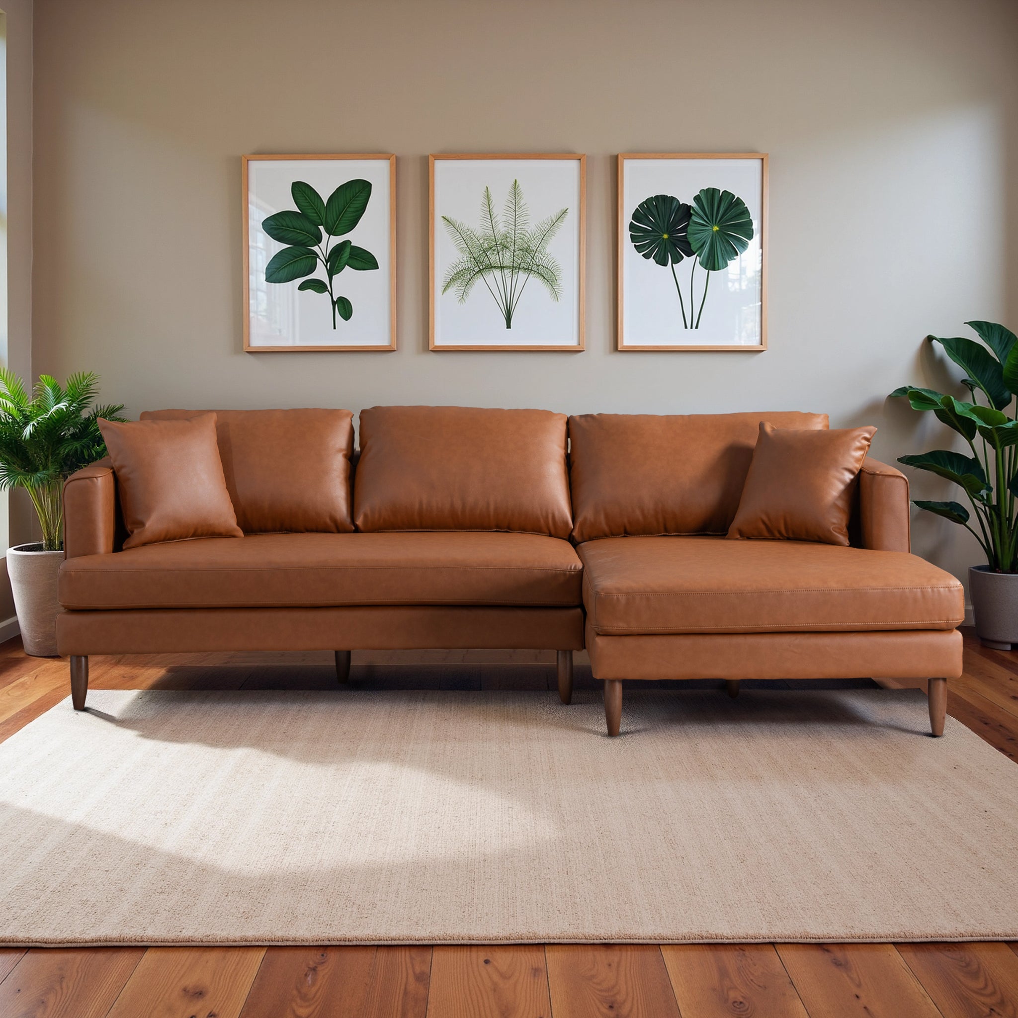 Broome Vegan Leather Sectional Sofa - New York Modern Furniture