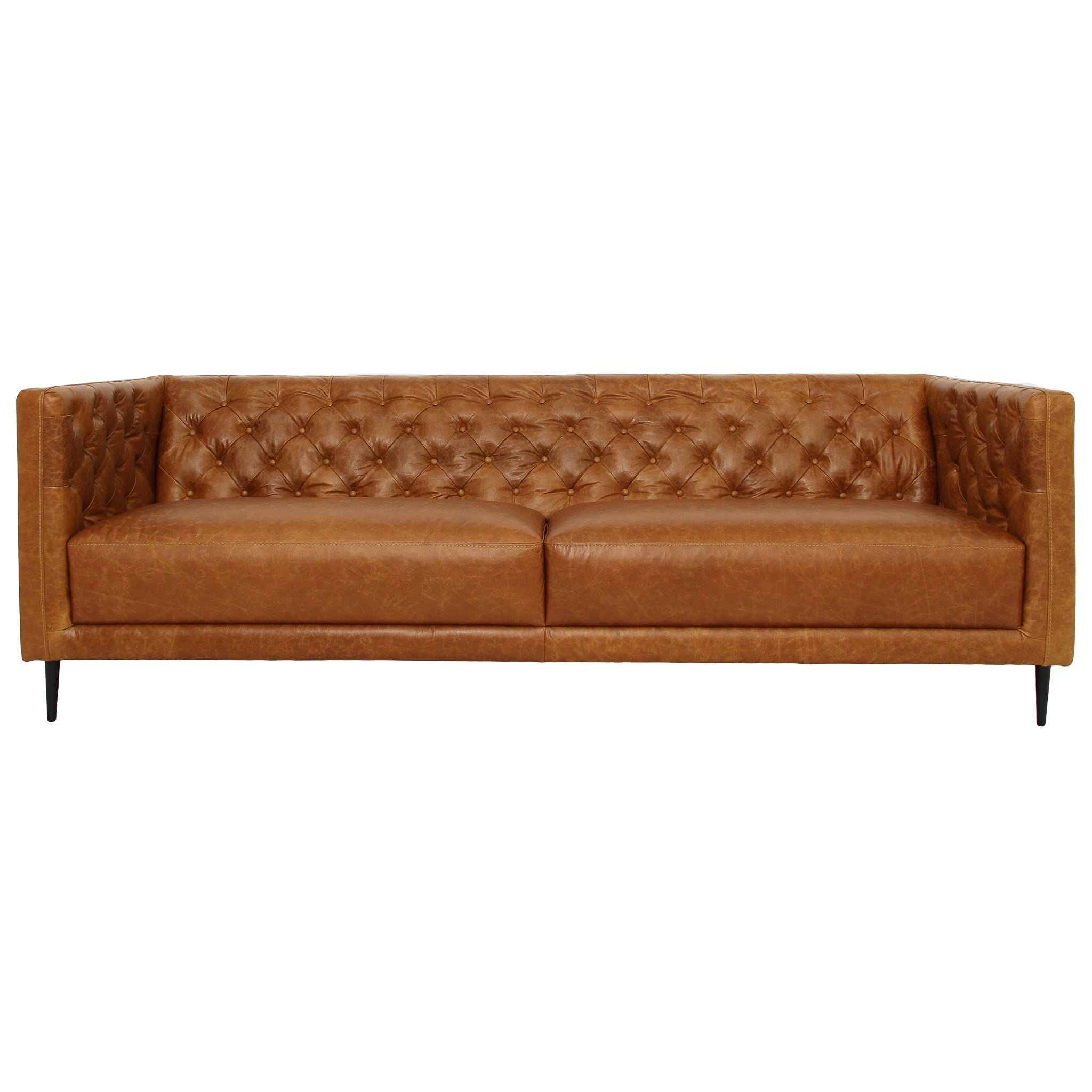 Burrow Leather Sofa - New York Modern Furniture